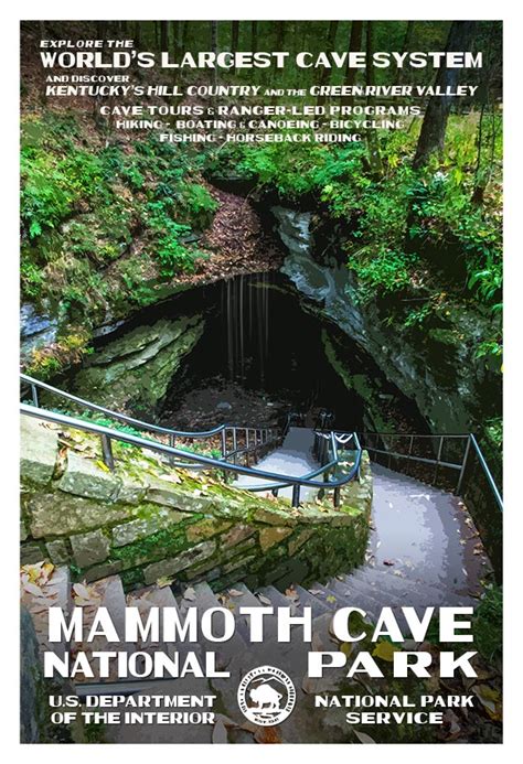 Mammoth Cave National Park Poster | Mammoth Cave Art – National Park Posters