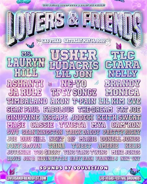 Lovers & Friends music festival comes to Las Vegas featuring Lauryn Hill, Usher, TLC, Timbaland ...