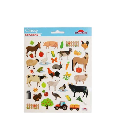 Stickers - Farm animals - Gold