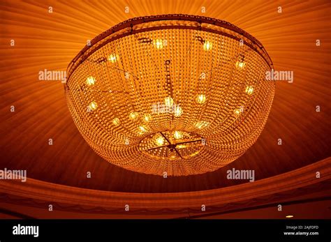 modern chandelier light with ceiling Stock Photo - Alamy