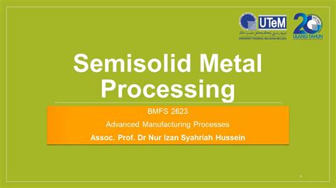 Semisolid Metal Processing (Introduction) - YouTube