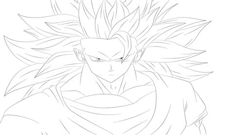 Goku - Dragon Ball Z Lineart by SOULEXODIA on DeviantArt
