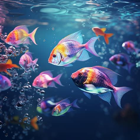 Premium AI Image | aquatic environment theme