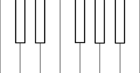 Piano Keys Drawing | Free download on ClipArtMag