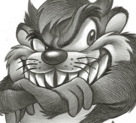 Joan Vizcarra - Original Pencil Drawing - Tasmanian Devil - Catawiki