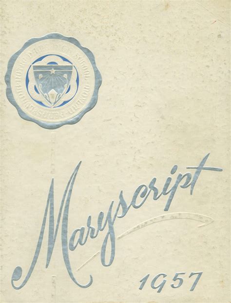 1957 yearbook from Notre Dame High School from Moylan, Pennsylvania