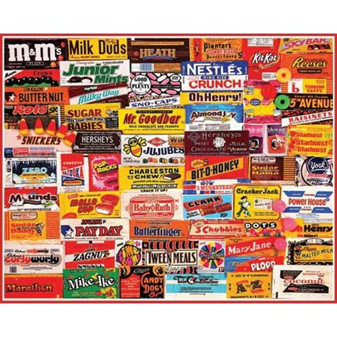 White Mountain Puzzles Candy Wrappers - 1000 Piece Jigsaw Puzzle - Walmart.com - Walmart.com