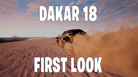 Dakar 18 gameplay | first look - YouTube