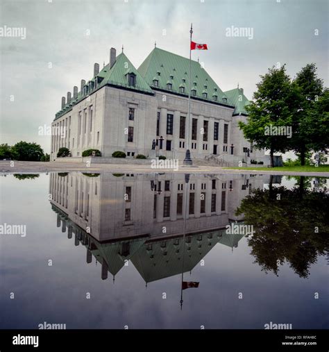 Supreme Court of Canada building, rainy day Stock Photo - Alamy