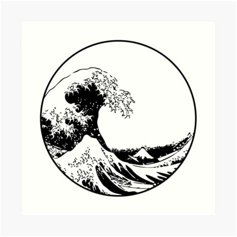 "The Great Wave off Kanagawa" Art Print for Sale by kontorasuto | Redbubble