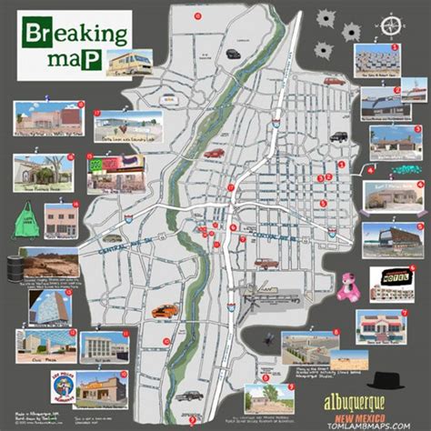 breaking bad locations map – breaking bad albuquerque tour map – Crpodt