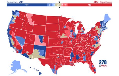 2024 House Election Forecast Maps - 270toWin