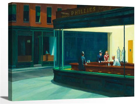 Nighthawks 1942 by Edward Hopper Fine Art Poster Print Artwork | Etsy