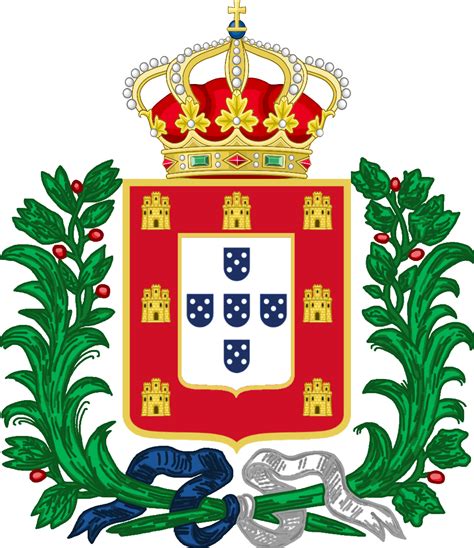 Ficheiro:Coats of arms of the Kingdom of Portugal and Algarves (1834 to ...