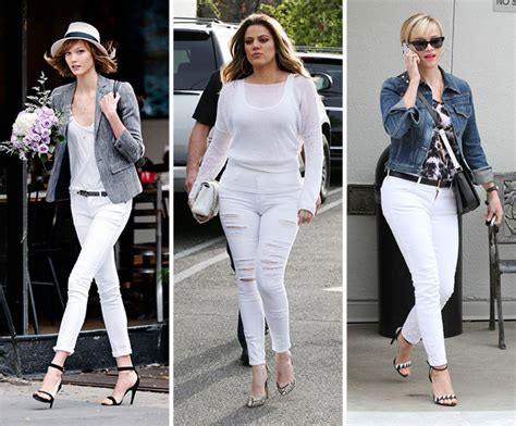 Can I wear white jeans in the fall and winter? | Glamour