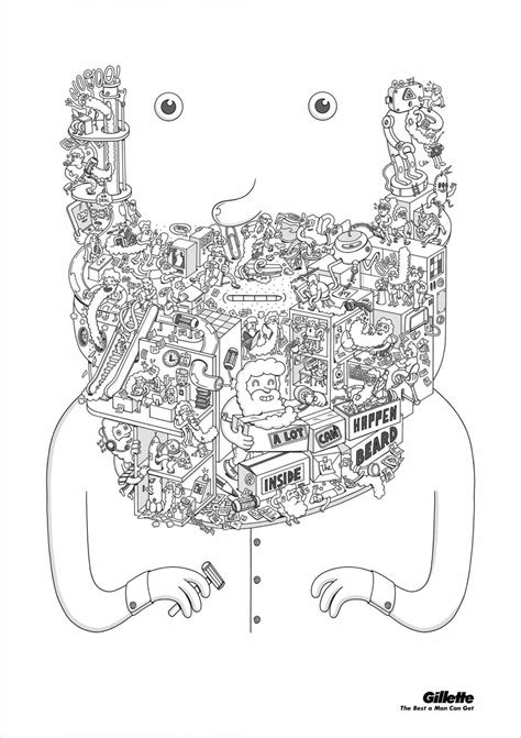Gillette: What's in a Beard, 1 Clever Advertising, Print Advertising, Print Ads, Marketing And ...