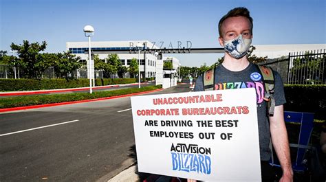 Activision Blizzard Employees Are Walking Out in Protest of Work Conditions