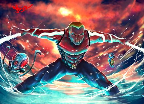 Aquaman, dc superhero, art HD wallpaper | Pxfuel