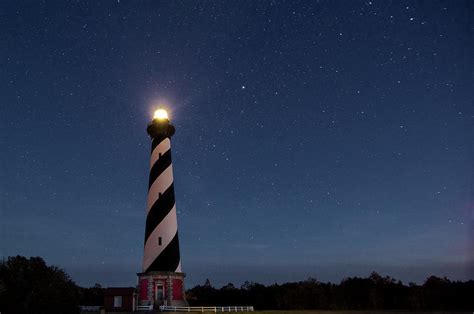 Cape Hatteras Lighthouse Night Photograph by Karen Hunnicutt-Meyer ...