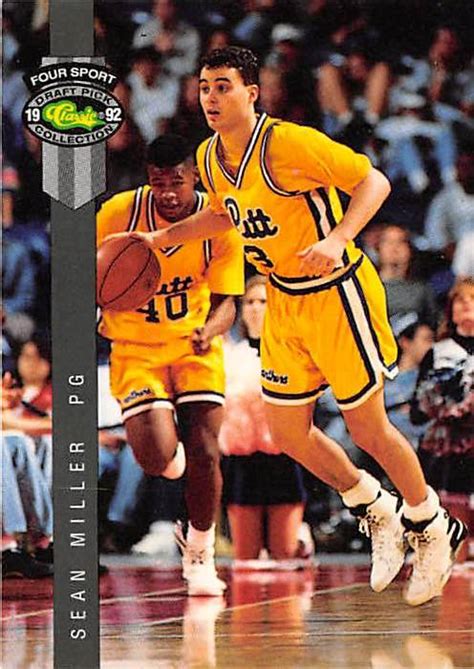 Sean Miller basketball card (Pitt Panthers now Arizona Wildcats Basketball Coach NCAA) 1992 ...