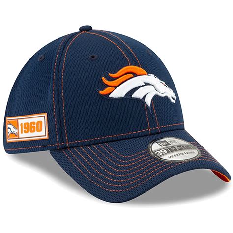 Men's New Era Navy Denver Broncos 2019 NFL Sideline Road Official ...