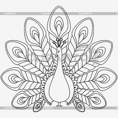 black and white peacock design - Google Search | Peacock drawing, Free ...