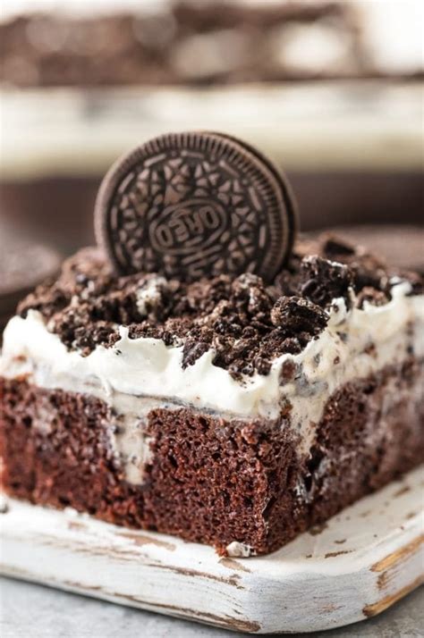 Oreo Cake (Creamy Oreo Poke Cake) Recipe - The Cookie Rookie®