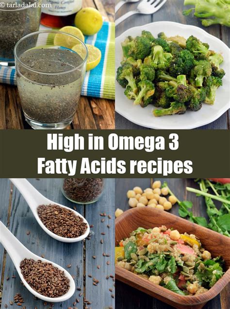 Veg Indian Omega 3 Fatty Acid Healthy Recipes , Foods Rich in Omega 3