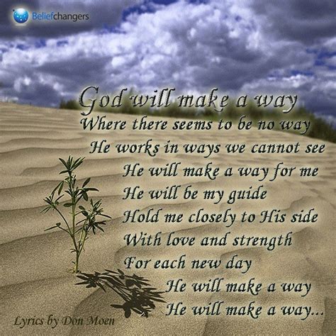 God Will Make A Way Bible Quotes - ShortQuotes.cc