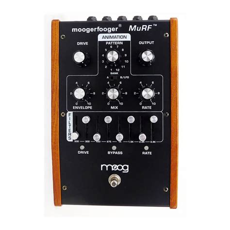 MOOG MOOGERFOOGER MF-105B BASS MURF USER MANUAL Pdf Download | ManualsLib