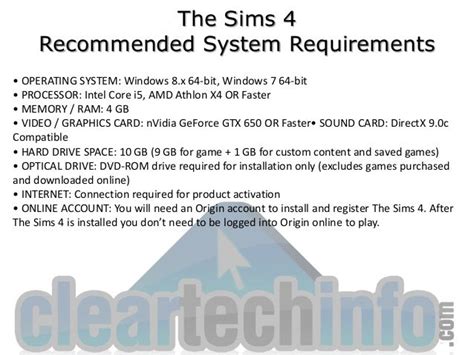 The Sims 4 System Requirements – Can I Run It