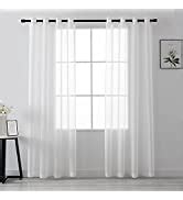 Amazon.com: HUTO White Light Filtering Sheer Pinch Pleated Curtains 90 ...