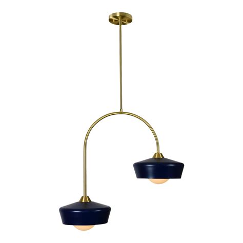 Nevada Navy Blue Ceiling Fixture | Chairish | Blue ceilings, Ceiling ...