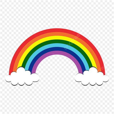 Rainbow Transpar Clipart Vector, Rainbow Clipart Png Transparent ...