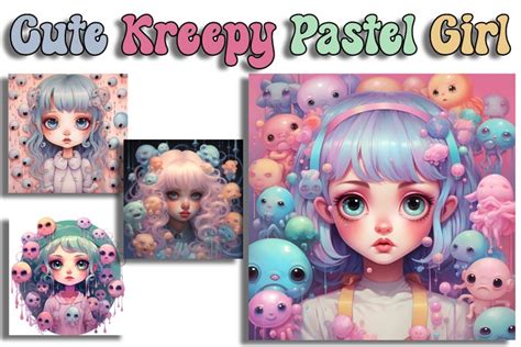 Cute Creepy Pastel Girl