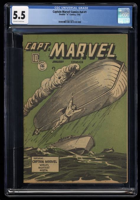 Captain Marvel Comics (1942) #1 CGC FN- 5.5 Off White to White | Buy Comics | Quality Comix