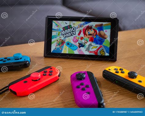 UK, March 2020: Nintendo Switch Super Mario Party Family Multiplayer ...