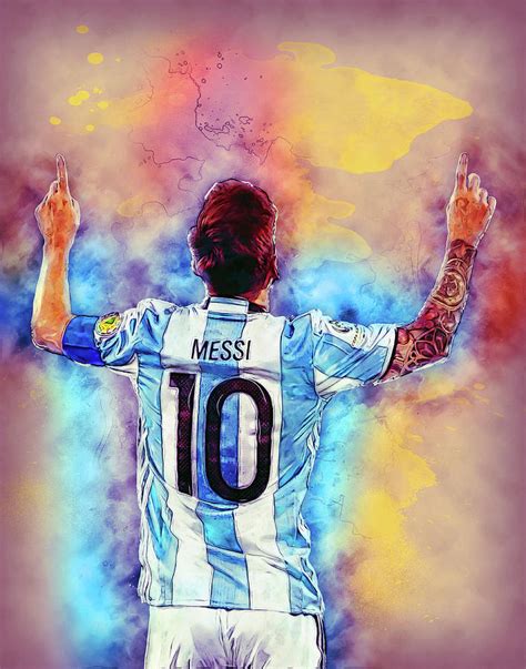 Messi Painting Messi painting spent afternoon today comments barca