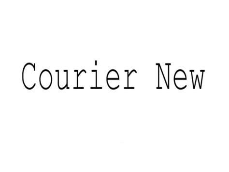 Courier New Font Free - Dafont Free