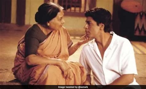 "She Used To Reprimand Me For Smoking": Shah Rukh Khan Remembers Swades Co-Star Kishori Ballal