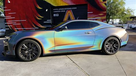 Vinyl Wrap | Apex Customs | Camaro zl1, Chevrolet camaro, Camaro