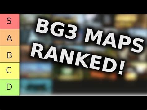 BG3 Maps RANKED by Developer & Friends! - YouTube