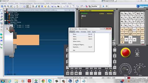 torno cnc criação de programa simples - YouTube