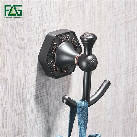 FLG Bathroom Accessories Oil Rubbed Bronze Wall Hook/ Wall Hanger/Towel Hook/Metal Coat Hooks ...