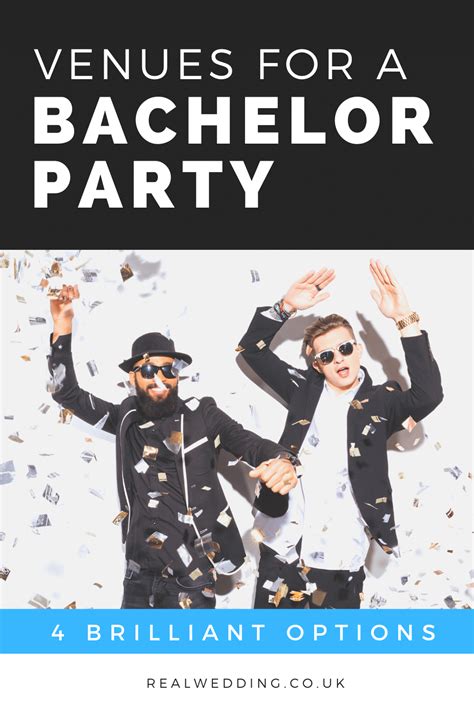 Venues For A Bachelor Party: 4 Unforgettable Options - Real Wedding