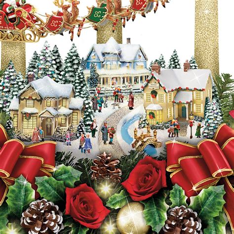 Thomas Kinkade Christmas Centerpieces • Comfy Christmas