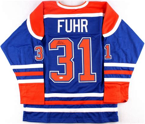 Grant Fuhr Signed Oilers Jersey (JSA COA) | Pristine Auction