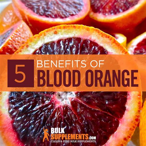 Blood Orange: Benefits, Side Effects & Dosage