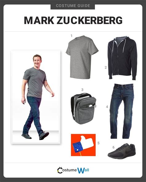 Dress Like Mark Zuckerberg Costume | Halloween and Cosplay Guides