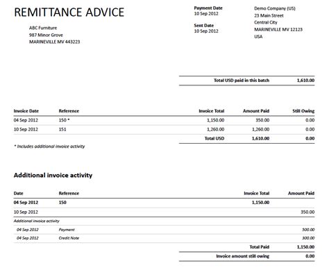 Top 5 Free Remittance Templates – Word Excel Templates